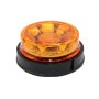 Оранжев flash ЛЕД LED буркан блиц маяк с 16 диода и 6 функции 12-24V, снимка 1