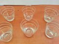 Стъклени чаши чашки с златен кант, снимка 2