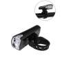 Предна LED светлина за велосипед, фар XC-122W, USB, черна, снимка 5