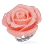 Пръстен роза от стомана и смола различни цветове, снимка 1 - Пръстени - 43172532