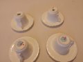 Чаши със чинийки за кафе от костен порцелан, снимка 8