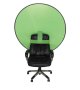 Зелен екран за стол, преносим, 125 см, зелен, снимка 1