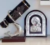 Подаръци за юбилей 50,60,70 и 80 год.със сребърна риба и икона Богородица, снимка 3