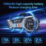 Високоговорители за мотоциклетна каска, Bluetooth слушалки, CVC и DSP, намаляване на шума, снимка 3