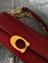 Дамска червена чанта Coach , снимка 3