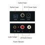 Аудио конвертор Kosiil, Цифрово/Аналогов, RCA Analog L / R, Analog Toslink Optical to 3.5mm Jack , снимка 4