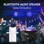 Въртящ се Детски проектор с Bluetooth - звездно небе и колонка, снимка 4
