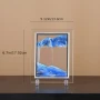 Стъклен пясъчен арт-Стояща динамична 3D картина с движещ се пясък, декорация за дома и офис, снимка 8