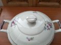 Стар български порцелан супник и чинии, снимка 2