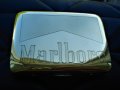 МЕСИНГОВА ТАБАКЕРА ЗА ЦИГАРИ MARLBORO, снимка 5