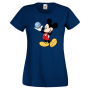 Дамска тениска Mickey Mouse VW .Подарък,Изненада,, снимка 1 - Тениски - 36529660