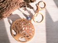 Метални ключодържатели ''Дървото на живота'' с висулка цветно кристалче, снимка 1 - Подаръци за жени - 39569226