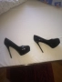 дамски официални дизайнерски обувки с ток лачени, снимка 2