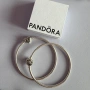 Сребърни гривни Pandora 19 см, снимка 1