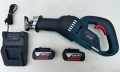 BOSCH GSA 18V-32 - Безчетков саблен трион с обороти 2x18V 4.0Ah, снимка 3