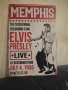 Elvis Presley Live in Memphis 1956-метална табела(плакет), снимка 1