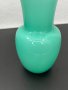 Стъклена ваза цвят тюркоаз. №4870, снимка 8