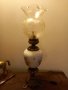 ретро бронзова настолна лампа , снимка 6