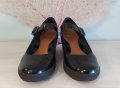 CLARKS черни, лачени – на платформа, № 40, снимка 2