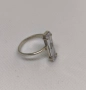Елегантен сребърен пръстен с камък – 925 проба, снимка 5