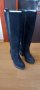 Дамски велурени Ботуши - Calvin Klein Jeans, снимка 1 - Дамски ботуши - 43905902