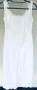 Бяла рокля BENETTON, памук, снимка 11