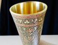 Царски бронзов бокал за вино,клетъчен емайл. , снимка 7
