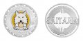 Саитама Ину монета / Baby Saitama Inu coin ( BABYSAITAMA ) - Silver, снимка 1 - Нумизматика и бонистика - 39674985