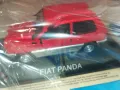 FIAT PANDA RED METAL CAR 2504251619, снимка 2