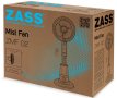 Вентилатор с водна мъгла Zass ZMF 02 Silver, 75 W, Дистанционно управление, 320 мл/ч, 3.2 л капаците, снимка 2