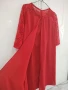 Червена дамска рокля , снимка 4