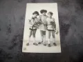 Стара пощенска картичка с деца от 1932г., снимка 2