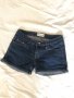 Дамски тъмни къси дънки, снимка 1 - Къси панталони и бермуди - 33220751