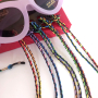 Пъстри цветни текстилни връзки за очила, снимка 3