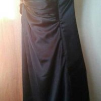Черна рокля от сатен, тип балон🍀❤M,M/L❤🍀арт.4392, снимка 3 - Рокли - 37393174