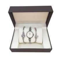 Стилен дамски часовник + 2бр. красиви гривни - Модел ТМ-267, снимка 1 - Дамски - 27765659