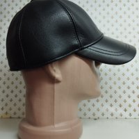 Мъжка кожена шапка с козирка Авангард- дшб 71, снимка 2 - Шапки - 43309461
