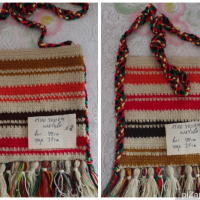 Торба, ръчно плетиво, етно стил, за народна носия, декорация , снимка 1 - Декорация за дома - 39313411