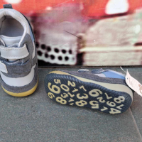 Английски детски обувки естествена кожа-MOTHERCARE, снимка 2 - Бебешки обувки - 44893530