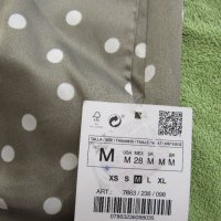  Дамски панталон в сив цвят ня точки ZARA размер М, нов, снимка 3 - Панталони - 32504315
