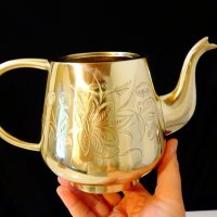 Чайник,кана Британска Индия,никелово сребро,маркировка. , снимка 9 - Антикварни и старинни предмети - 26433685