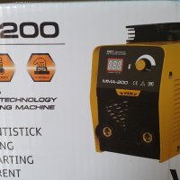 200A Мини инверторен електрожен ММА-200 с дисплей, снимка 1 - Други машини и части - 28005954