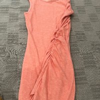 Розова рокля по тялото с набор, снимка 2 - Рокли - 43585164