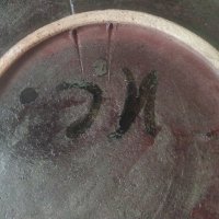 керамична чиния в арт стил, снимка 6 - Антикварни и старинни предмети - 32827464