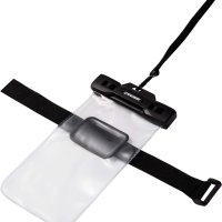 Cressi  Универсален водоустойчив прозрачен калъф за телефон, черен, снимка 1 - Калъфи, кейсове - 43946714