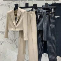 комплект панталон/сако Saint Laurent-реплика, снимка 1 - Костюми - 44901063