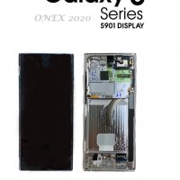 Нов 100% Оригинален LCD Дисплей за Samsung SM-S901 Galaxy S22 Lcd Display / Screen + Touch Black, снимка 1 - Резервни части за телефони - 37831635