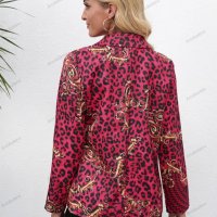 Ежедневно дамско сако с леопардов принт, 3цвята - 023, снимка 13 - Сака - 39713366
