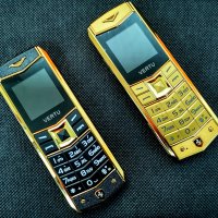 Телефон VERTU, луксозен мобилен телефон Верту, метален с кожа, телефон Vertu Signature S, снимка 5 - Vertu - 33099089