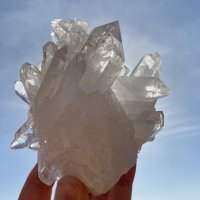 Планински кристал, друз., снимка 1 - Декорация за дома - 43930064